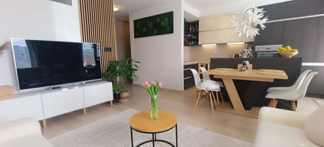 REZERVOVANÉ - Moderný 3 izb.byt s terasou a klimatizáciou v novostavbe, 81 m2 - Vlčince, Žilina